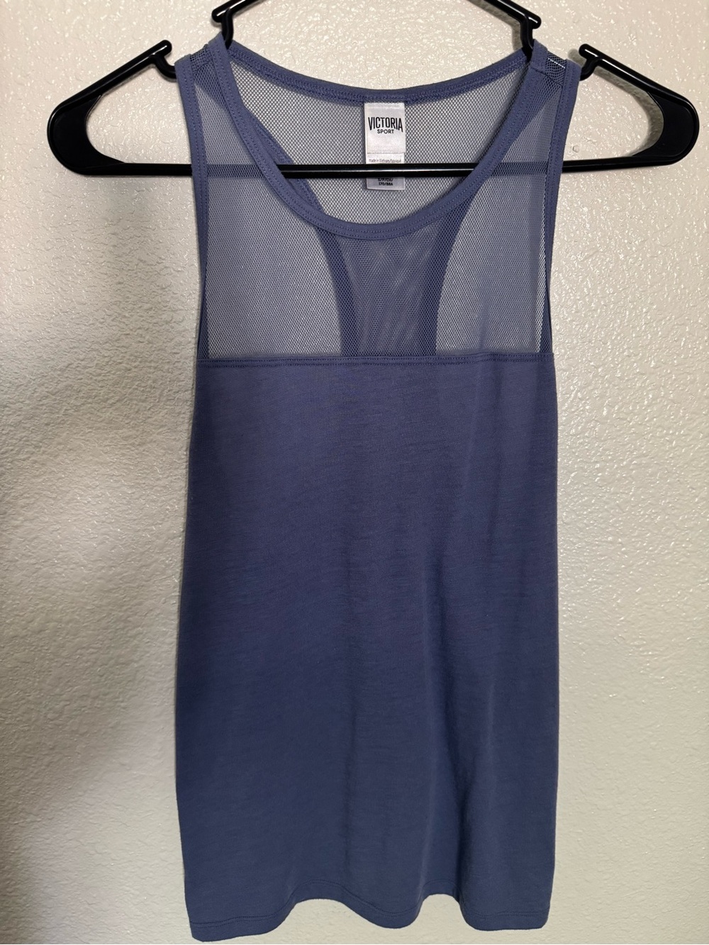 Victoria Sport Navy Mesh Tank Top